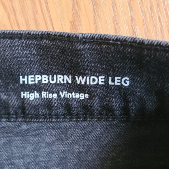 DL 1961 DL VINTAGE HEPBURN WIDE LEG HIGH RISE VINTAGE JEANS CROPPED STRETCH 27 - Picture 7 of 10